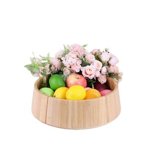 ชามสลัดไม้ 732 สีพื้น สำหรับใช้ในบ้าน ชามเสิร์ฟผลไม้และผัก - Product Image 5