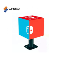 Uhled pubblicità esterna cubo schermo a LED P2.5 forma irregolare modulo schermo a LED ad alta aggiornamento 3840hz Display cubo a parete Video