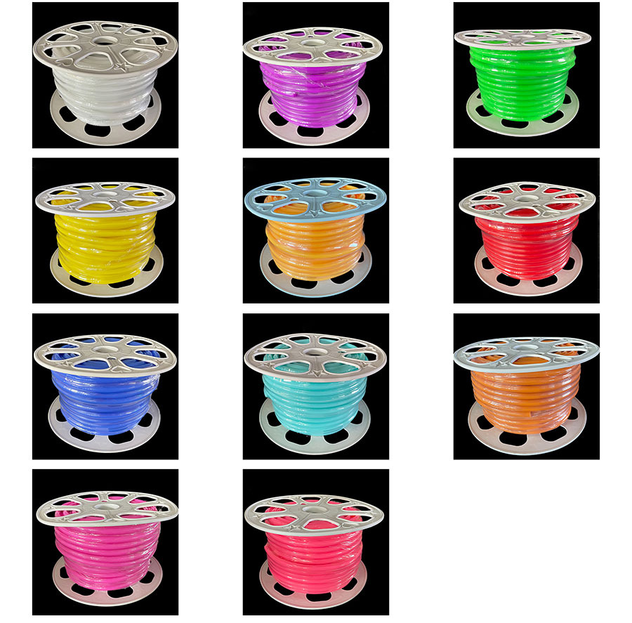Pure Silicon Neon 6*9MM Flexible 12v Signs Materials Luces Luz Rgb Lamp Tubing Rope Strip Flex Led Neon Light · image 5