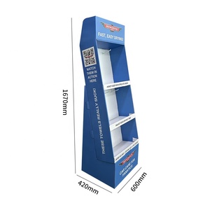 Tùy chỉnh kẹo sản phẩm thực phẩm Pop Up siêu thị Kệ Snack sàn giấy cửa hàng Chip bán lẻ các tông đứng kệ trưng bày - Product Image 2