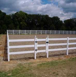 Fanciable Steady Dressur Vinyl Pferde zaun - Product Image 4