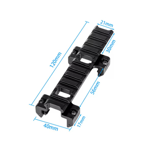 Soporte Giratorio Táctico de 11 Ranuras para Miras de Caza, Visores y Accesorios de Seguridad, Bases de Montaje de Aluminio de 20 mm - Product Image 5
