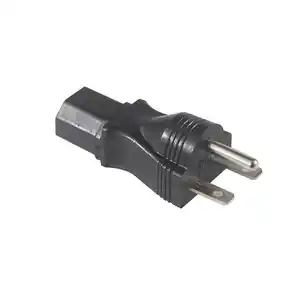 US Supply Power Converter Electric NEMA 5-15P TO IEC C13 Plug Adaptor