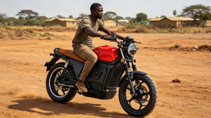 Motocicleta Eléctrica Resistente de 3000W y 80KM/H de Alta Velocidad, Motocicleta Eléctrica de Largo Alcance para Adultos Africanos - Product Image 6