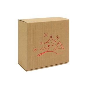 Cajas corrugadas Cartón Arte Papel Embalaje Comida Hamburguesa Plegable Regalo Vino Caja Contenedor - Product Image 1
