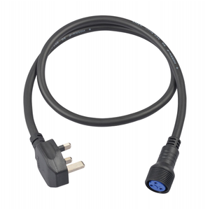 <span class=keywords><strong>สาย</strong></span>อะแดปเตอร์แบบเสียบปลั๊กมาตรฐานอังกฤษ สำหรับรถยนต์ ฉนวนพีวีซี ทองแดง 3 แกน ค่าการนำ<span class=keywords><strong>ไฟ</strong></span>ฟ้าสูง ระดับการป้องกันน้ำ IP65 - Product Image 4