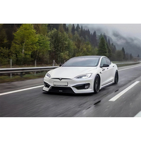 Pare-chocs de voiture de style PD Runde pour Tesla Model S, kit carrosserie PD, pare-chocs avant, pare-chocs arrière, spoiler