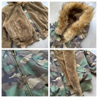 Veste en polaire camouflage pour homme avec capuche en fourrure Chaqueta Camuflaje Forrada Hombre |   Usine ODM pour la vente en gros de manteaux chauds