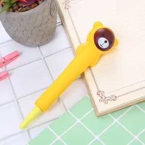 Gel Ink Animal Pen Fun children's stationery, suitable for stress relief, Cute pen Soft pen Sponge pen, Student children