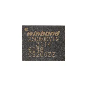 HXC W25Q80DVZPIG WSON-8-EP(5x6) nor FLASH IC in Stock Fast Delivery Integrated Circuit ICs nor FLASH Memory IC Chip W25Q80DVZPIG - Product Image 1