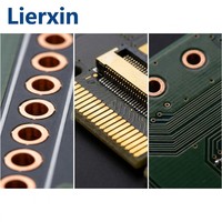 Lierxin LEX-AISVR-PCB Carte mère de serveur IA haute vitesse, conception personnalisée à nombre de couches élevé, impédance contrôlée, perçage arrière, faible perte