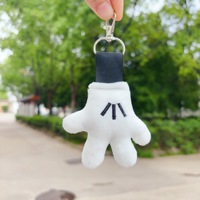 Creative mignon merveilleux gant en peluche pendentifs sac à dos suspendu sac à main décoratif porte-clés cadeaux