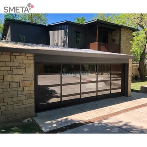 <span class=keywords><strong>Porte</strong></span> <span class=keywords><strong>de</strong></span> <span class=keywords><strong>garage</strong></span> <span class=keywords><strong>sectionnelle</strong></span> en verre encadrée Andexin, design gain <span class=keywords><strong>de</strong></span> place pour petits garages, vente directe - Product Image 2
