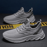 Chaussures de sport tissées d'extérieur à coupe basse, haute élasticité, légères, confortables et respirantes pour la marche décontractée