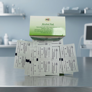 Toallitas Desinfectantes Médicas Nti, Tamaño Mediano, 70% Isopropilo, Antisépticas, Estériles, Envueltas Individualmente, para Uso Externo y Desinfección - Product Image 4