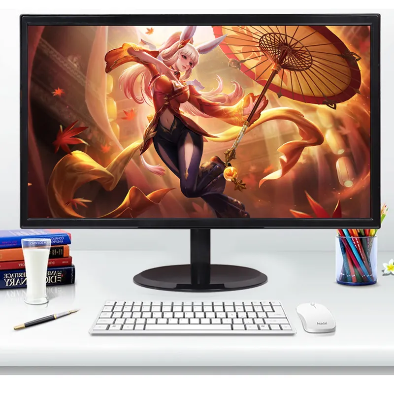 19 Inch Pc Monitor 60 Hz 5 Ms Brightness 250 Cd/m2 Display Screen For Laptop/ps3/ps4/x-box/computer
