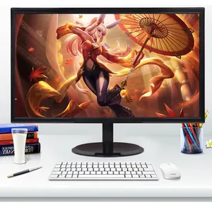 19 Inch Pc Monitor 60 Hz 5 Ms Brightness 250 Cd/m2 Display Screen For Laptop/ps3/ps4/x-box/computer