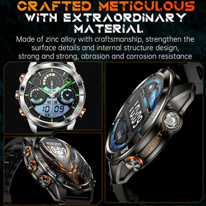 Nuevo Reloj Inteligente KT80 para Exteriores con Llamadas, Linterna, Monitoreo de Salud, Rastreador de Actividad Física, Resistente al Agua 3ATM, para Hombre - Product Image 3