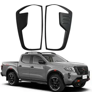 YCSUNZ 4X4 Exterior Accessories ABS Matte Black Tail Light Lamp Cover for Nissan Navara NP300 Pro 4x 2021 2022