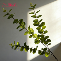 Dalian Chermy DC088 Großhandel Hochwertige Künstliche Eukalyptusblätter für Hochzeitsblumenarrangements und Dekoration
