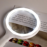 30X 60X High Power Illuminated USB Rechargeable Handheld Magnifying Glass for Reading Inspection Jewelry Hobby