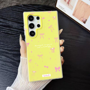 Custodia per Cellulare con Fiocco <span class=keywords><strong>Rosa</strong></span> Carino Colore Caramella per <span class=keywords><strong>Samsung</strong></span> S25 Ultra S24 S23 <span class=keywords><strong>S22</strong></span> A56 A55 A16 A17 <span class=keywords><strong>Cover</strong></span> Protettiva Morbida - Product Image 3