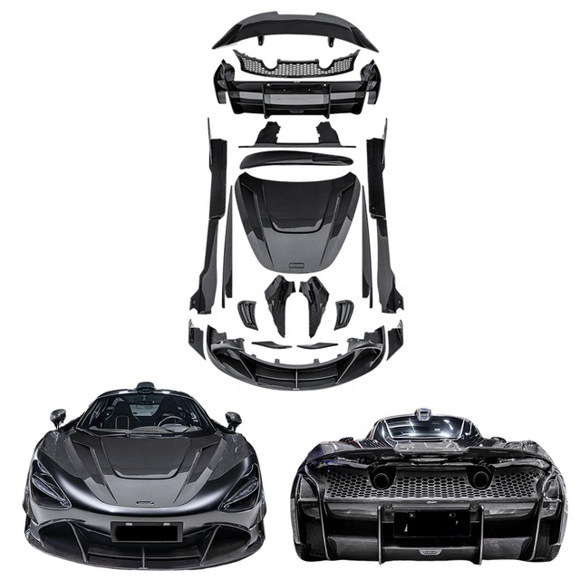 CMST Conversion Kit for McLaren 720s Body Kit Whole Set Carbon Fiber Front Lip Rear Diffuser Tuyere Spoiler Automotive Car Parts