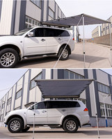 Auvent latéral de toit de voiture 4x4 tout-terrain, auvent rétractable pour voiture, auvent 4x4 pour le camping en plein air