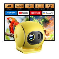 Q3 Mini projecteur intelligent 1080p 4K Ultra courte portée avec jeu de puces Amlogic 950s 150 Lumens Android 13 lampe à LED pour Home cinéma