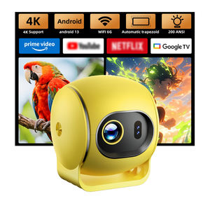Q3 Mini projecteur intelligent 1080p 4K Ultra courte portée avec jeu de puces Amlogic 950s 150 Lumens Android 13 lampe à LED pour Home cinéma - Product Image 3