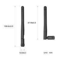 Antenne externe omnidirectionnelle 4,05 dBi avec connecteur SMA, antenne Wifi 2,4 GHz pour appareils de communication sans fil