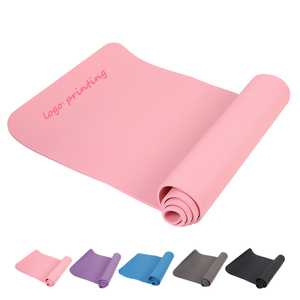 Personalized Design Yoga Mats Custom Logo Premium Fitness Mats High End <b>Pink</b> Natural PU Rubber Wholesale - Product Image 1