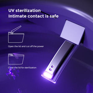 Toilettes intelligentes murales suspendues en céramique avec bidet intégré et <span class=keywords><strong>chasse</strong></span> <span class=keywords><strong>d</strong></span>'<span class=keywords><strong>eau</strong></span> automatique – Design moderne - Product Image 6