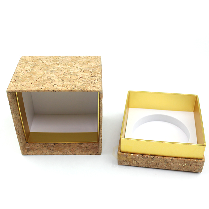 Custom eco friendly luxury High quality design candle jars rigid cardboard paper packaging gifts box with lid