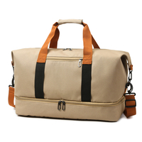 Nouveauté 2024 : Sac de Sport YCH Imperméable à Main Pour Hommes – Sac de Gym Imperméable avec Compartiment à Chaussures, Sac de Voyage Sport