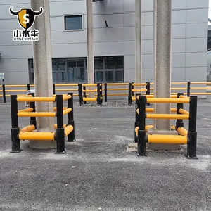 Pedestrian Guard Rail Handrail Warehouse Barrier Rack Frame Guard Protector Forklift Impact Protection Systems