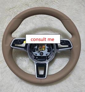 Volant de course en cuir personnalisé en promotion pour Porsche Cayman Macan 911 970 986 991 991.1 992 993 <span class=keywords><strong>996</strong></span> 997 997.2 <span class=keywords><strong>Gt3</strong></span> 356 - Product Image 5