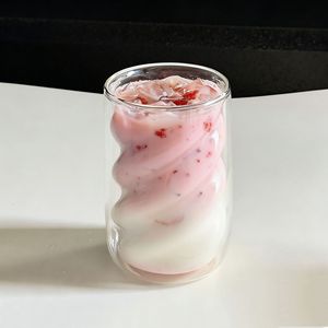 Taza de Café de Vidrio Borosilicato de Doble Capa con Diseño Divertido, Resistente al Calor y Aislante, Ecológica, de Grado Alimenticio, Estilo Americano - Product Image 5