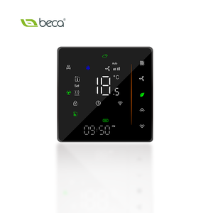 <span class=keywords><strong>Thermostat</strong></span> intelligent programmable Wi-Fi BAC-006 pour unité de chauffage à ventilo-convecteur, économie d'énergie, pour système de climatisation domestique, forme carrée pour pièce - Product Image 3