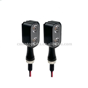 Clignotants de moto à 2 LED de 8 mm, <span class=keywords><strong>3</strong></span> <span class=keywords><strong>en</strong></span> <span class=keywords><strong>1</strong></span>, indicateurs LED, feux de freinage et d'arrêt pour <span class=keywords><strong>Harley</strong></span> Honda Kawasaki Yamaha Suzuki - Product Image 4