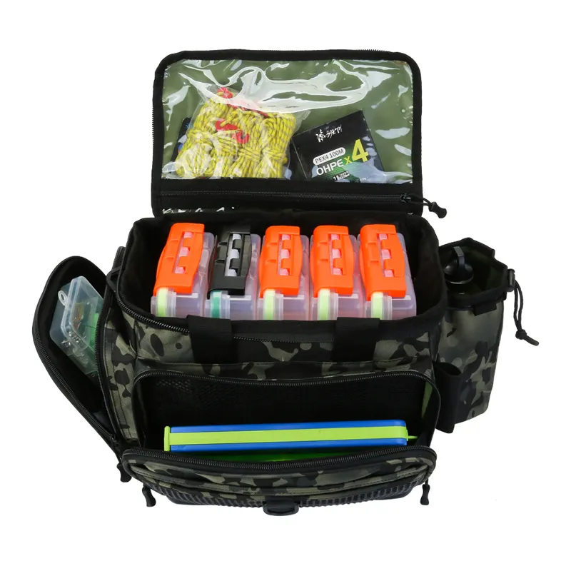 Sportpro Waterproof Fishing Backpack Multifunctional Wholesale Camo Bag Outdoor Lure Bags Fishing Bags
