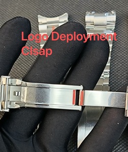 Cinturino Oyster con Chiusura Glide Lock da 22mm per Rolex Big <span class=keywords><strong>Ghost</strong></span> 126660 Submarine Daytona Dayjust Daydate - Product Image 2