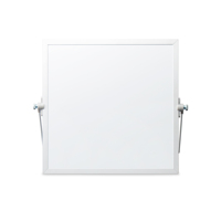 Cadre en aluminium de 10x10 pouces Mini tableau blanc effaçable à sec portable petite carte de bureau magnétique pour les étudiants et le bureau