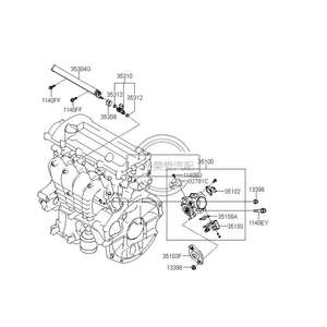 Boquilla de inyector de combustible de entrega rápida 35310-2B000DEFUS 35310-2B000 apta para <span class=keywords><strong>i20</strong></span> i30 Cee'D 1.4L 1.6L 2007-2018 de larga duración usable - Product Image 1