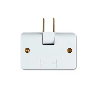 Cantell US Plug Drehbarer Buchsen konverter Eins-in-Drei 180-Grad-Verlängerung Multi Plug Mini Slim Wireless Outlet Travel Adapter