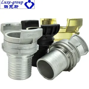 Công Nghiệp Cài Đặt Hose End Với Cổ Áo Fliud Guillemin Pháp Khớp Nối Bằng Thép Không Gỉ/Nhôm/Đồng/PP Chất Liệu