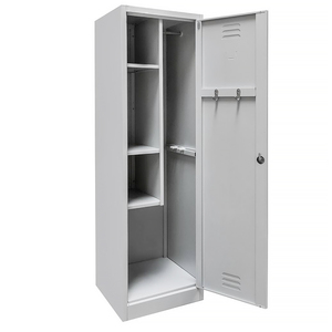 Meubles de bureau et de maison : Armoire de rangement 1 porte avec étagères - Product Image 3