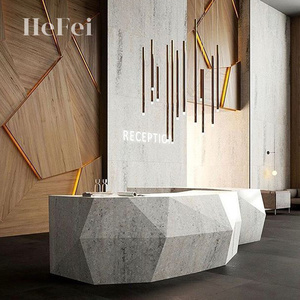 Bàn tiếp tân bằng đá cẩm thạch | bàn tiếp tân bằng đá cẩm thạch nhân tạo | bàn CHÀO MỪNG - Product Image 6