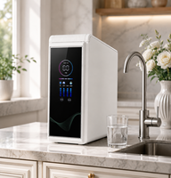 Dispensador de Agua sin Tanque con Autolimpieza, Agua Alcalina e Indicador de Vida Útil del Filtro, Filtro de Agua Bajo Fregadero, Sistema de Agua RO para el Hogar