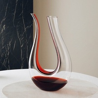 Style européen haut de gamme grand décanteur en forme de U créatif personnalisé diviseur de vin épaissi Transparent verre maison verseur de vin